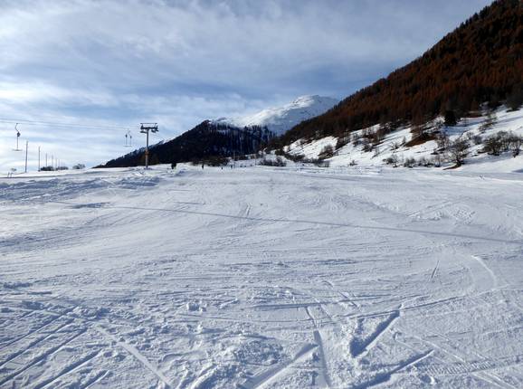Gemakkelijke skipiste Geschinen