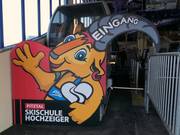 Kinderdoorgang bij de gondellift