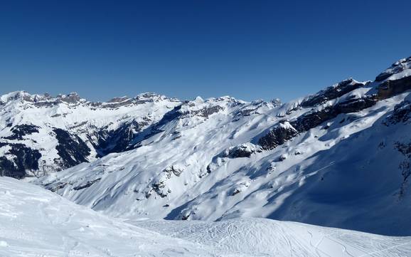 Engelbergertal: Grootte van de skigebieden – Grootte Titlis – Engelberg