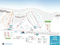 Pistekaart Glen Eden