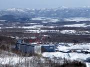 Uitzicht op de accommodaties in het Hanazono Resort