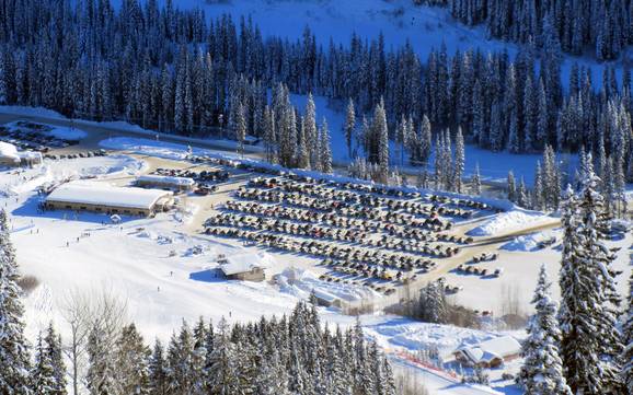 Interior Plateau: bereikbaarheid van en parkeermogelijkheden bij de skigebieden – Bereikbaarheid, parkeren Sun Peaks