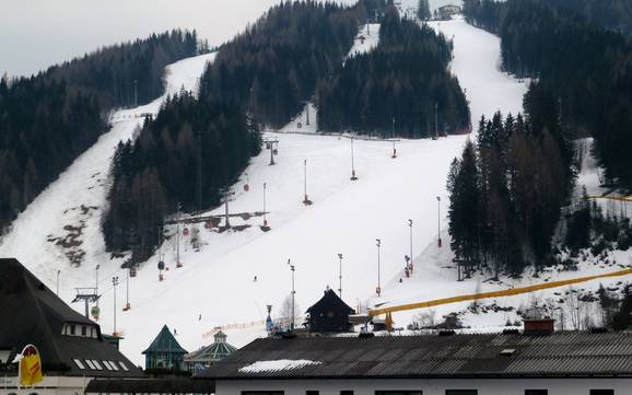Hoog-Stiermarken: Grootte van de skigebieden – Grootte Zauberberg Semmering