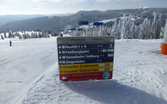 Breisgau-Hochschwarzwald: oriëntatie in skigebieden – Oriëntatie Feldberg – Seebuck/Grafenmatt/Fahl