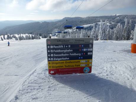 Todtnau: oriëntatie in skigebieden – Oriëntatie Feldberg – Seebuck/Grafenmatt/Fahl