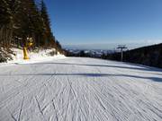 Makkelijke Lella-afdaling naar het dalstation