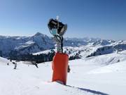 Sneeuwkanonnen in Damüls