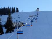 Waldkopf-6er-Sesselbahn - 6-persoons hogesnelheidsstoeltjeslift (koppelbaar) met kap en stoelverwarming