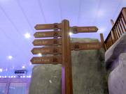 Bewegwijzering in de skihal Ski Egypt