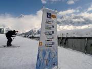 Informatie over de belangrijkste verbindingspistes en dalafdalingen