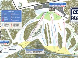 Pistekaart Paoli Peaks