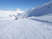 Oefenpiste bij de Wildkogelscharte