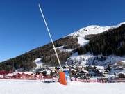 Sneeuwkanonnen van het Murmi Snowpark