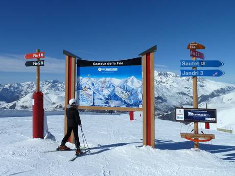 Vallée de la Romanche: oriëntatie in skigebieden – Oriëntatie Les 2 Alpes