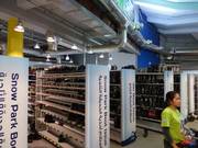 Het huurmateriaal in de skihal