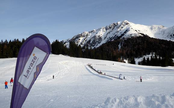 Hoogste dalstation in het Val di Fiemme (Fleimstal) – skigebied Malga Varena – Passo Lavazè