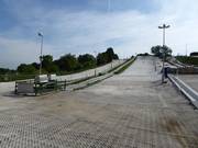 Uitzicht op de beide pistes nr. 1 en nr. 2