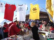 Bij de Gletsjerhut heerst altijd een geweldige sfeer.