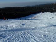Geprepareerde piste bij de Mehliskopf