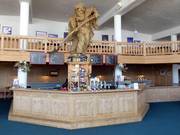 Bar in het bergrestaurant Gadein