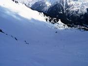 Moeilijke afdaling Bouquetins