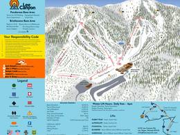 Pistekaart Las Vegas Ski and Snowboard Resort – Lee Canyon