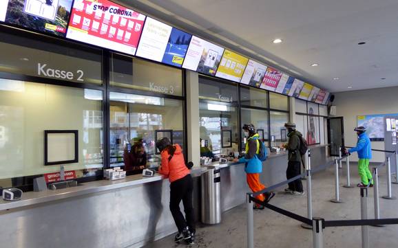 Flims Laax Falera: netheid van de skigebieden – Netheid Laax/Flims/Falera