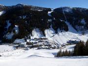 Uitzicht op Zauchensee met Tauernkar