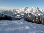 Afdaling naar Leogang tot het middenstation