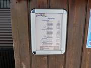 Prijsinformatie bij het dalstation