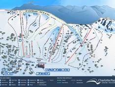 Pistekaart Charlotte Pass