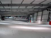 In het bovenste deel is de piste iets steiler