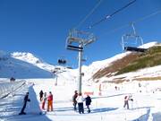 Beginnersgebied in Les Agudes Village met transportband