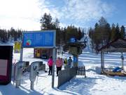 5 Jäkälälaki - Sleeplift met T-beugel/Ankerlift