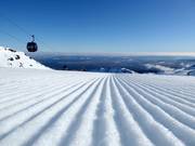 Perfecte pistepreparatie in het skigebied Whakapapa