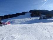 Dalafdaling Finale Grande naar het dalstation Reiteralm