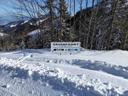 Pistebewegwijzering in het skigebied Kampenwand