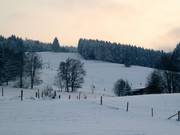 Uitzicht op de Leitenlift in Habach