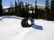 Kinderterrein bij het dalstation