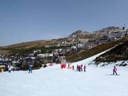 Pradollano aan de voet van de pistes