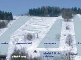 Skigebied Větrný vrch – Dolní Morava