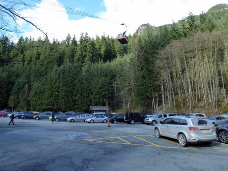 West-Canada: bereikbaarheid van en parkeermogelijkheden bij de skigebieden – Bereikbaarheid, parkeren Grouse Mountain