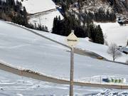 Skiroute naar Außervillgraten