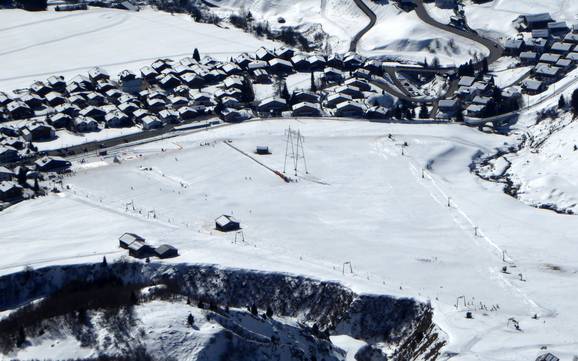 Hoogste dalstation in de vakantieregio Disentis Sedrun – skigebied Druni KidsArena – Valtgeva