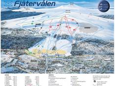 Pistekaart Fjätervålen