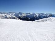 Uitzicht vanaf het bergstation Furggulti
