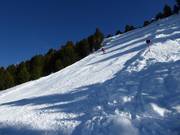 Zirbenfall-afdaling met 80% helling