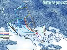 Pistekaart Bellefontaine