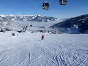 Pistes bij het middenstation van de MK Maiskogelbahn