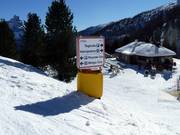 Perfecte piste in het skigebied San Martino di Castrozza